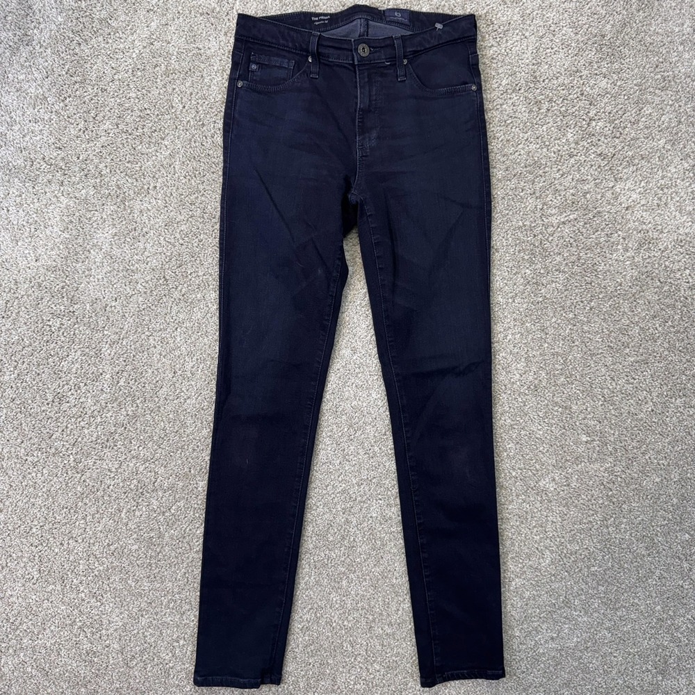 AG Adriano Goldschmied Jeans Womens 26 The Prima Cigarette Leg Blue EUC